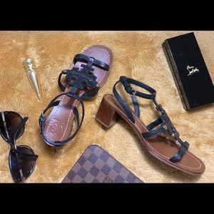 Like New Tory Burch Chandler Low Heels Sandals